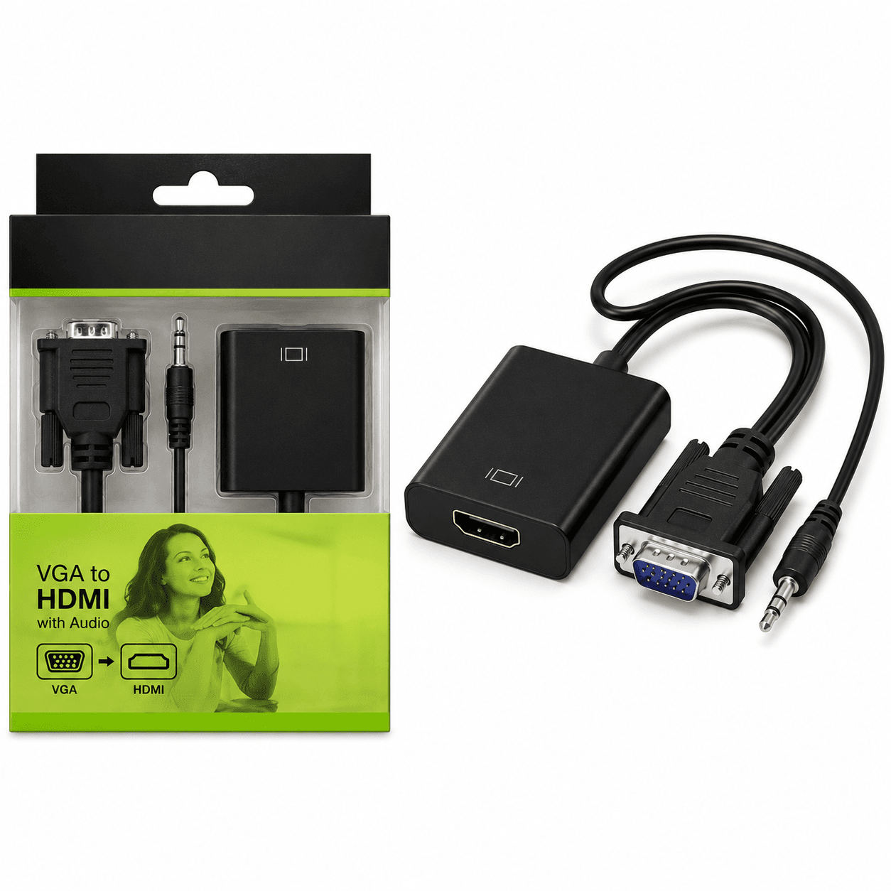 VGA to HDMI wired Converter